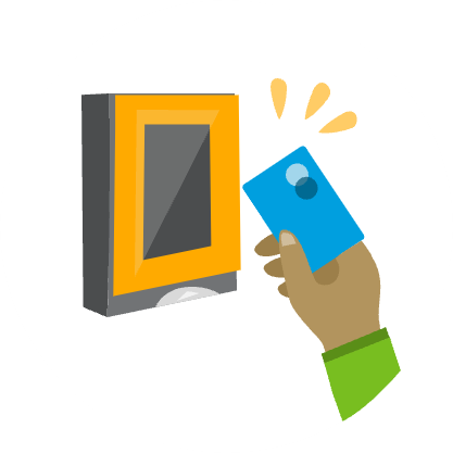 Card tapped on a payment terminal