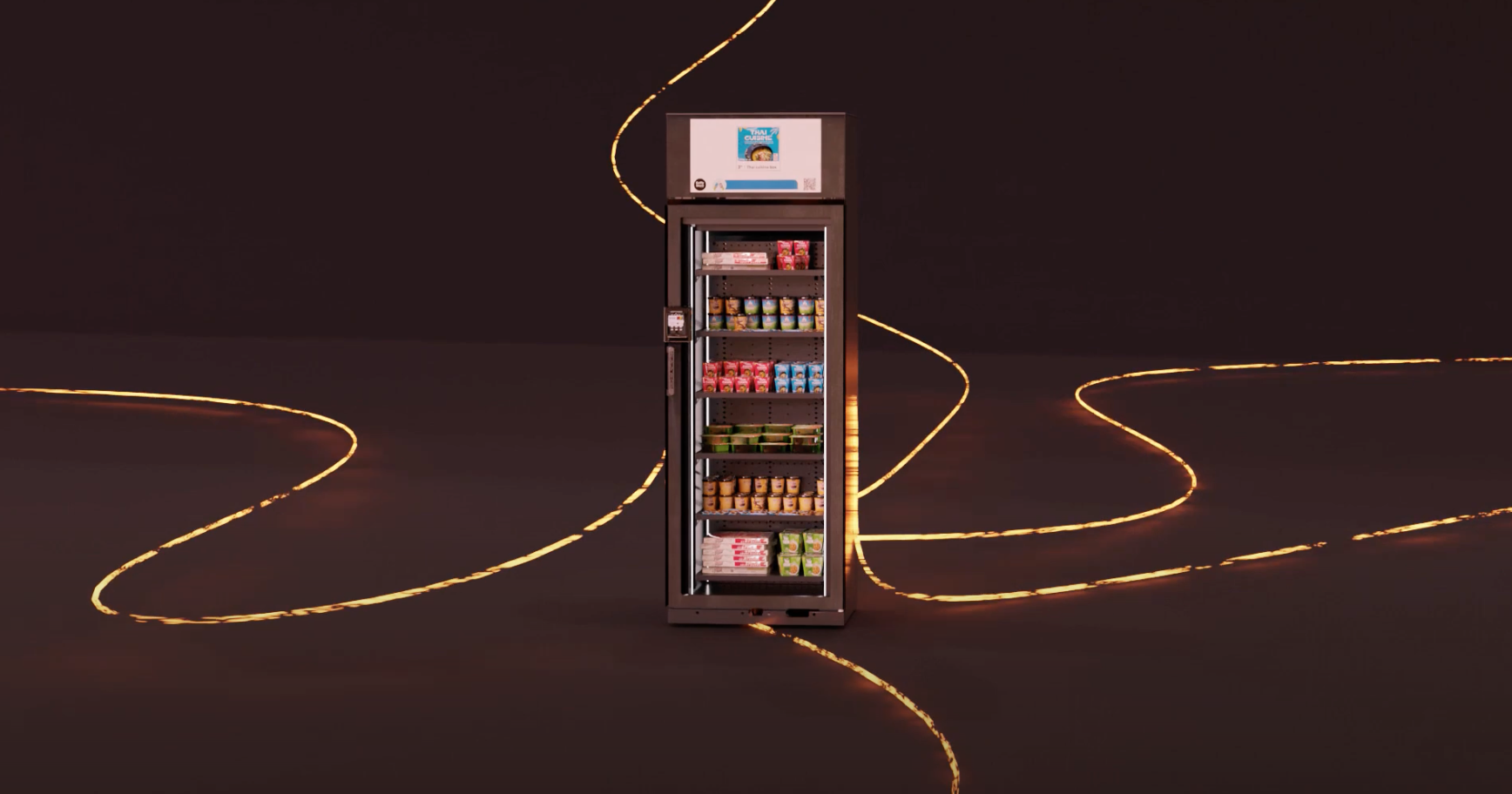 Selfly Store connected to the vending machine software Selfly Cloud