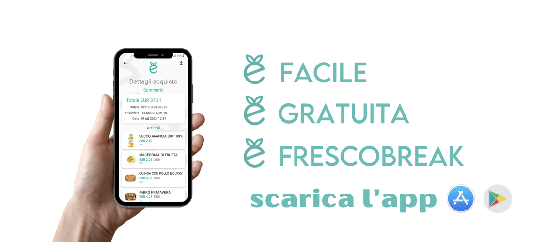 Frescobreak's mobile app.